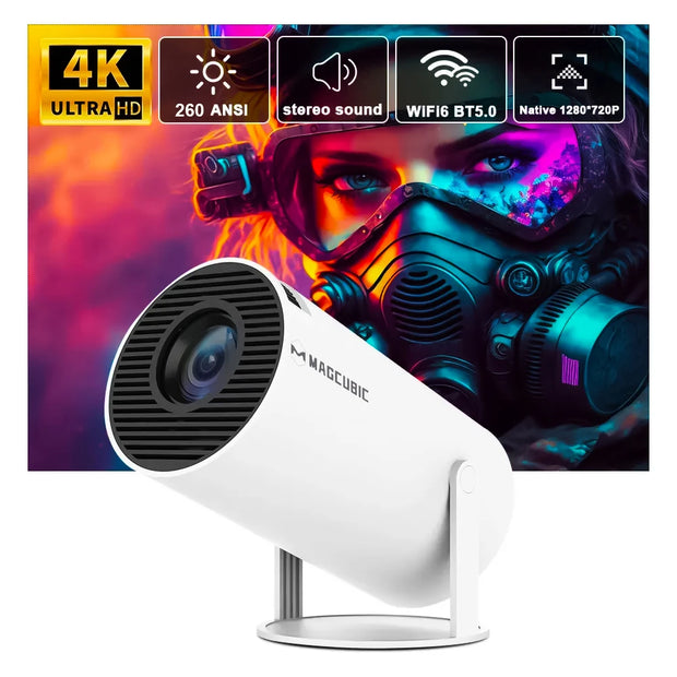HY300 Pro 4K Portable Projector