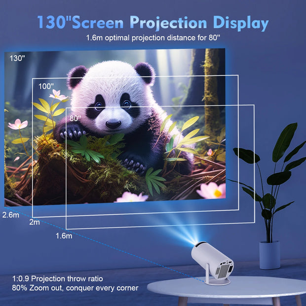 HY300 Pro 4K Portable Projector