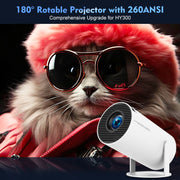 HY300 Pro 4K Portable Projector